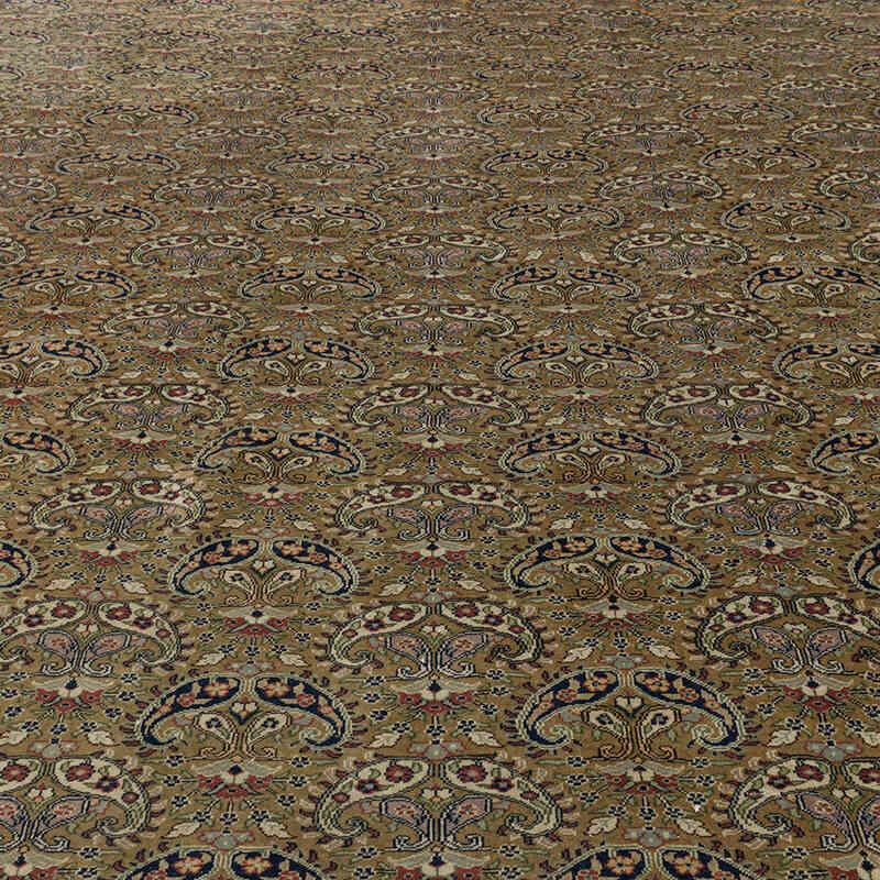 Alfombra Vintage Turca Anudada a Mano - 305 cm x 406 cm - K0072175