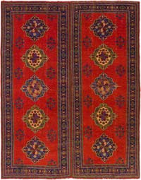 Vintage Turkish Hand-Knotted Rug - 8' 11" x 11' 6" (107" x 138")