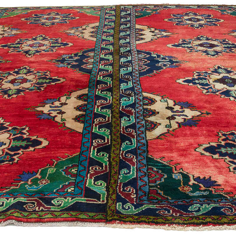 Vintage Turkish Hand-Knotted Rug - 8' 11" x 9' 8" (107" x 116") - K0072178