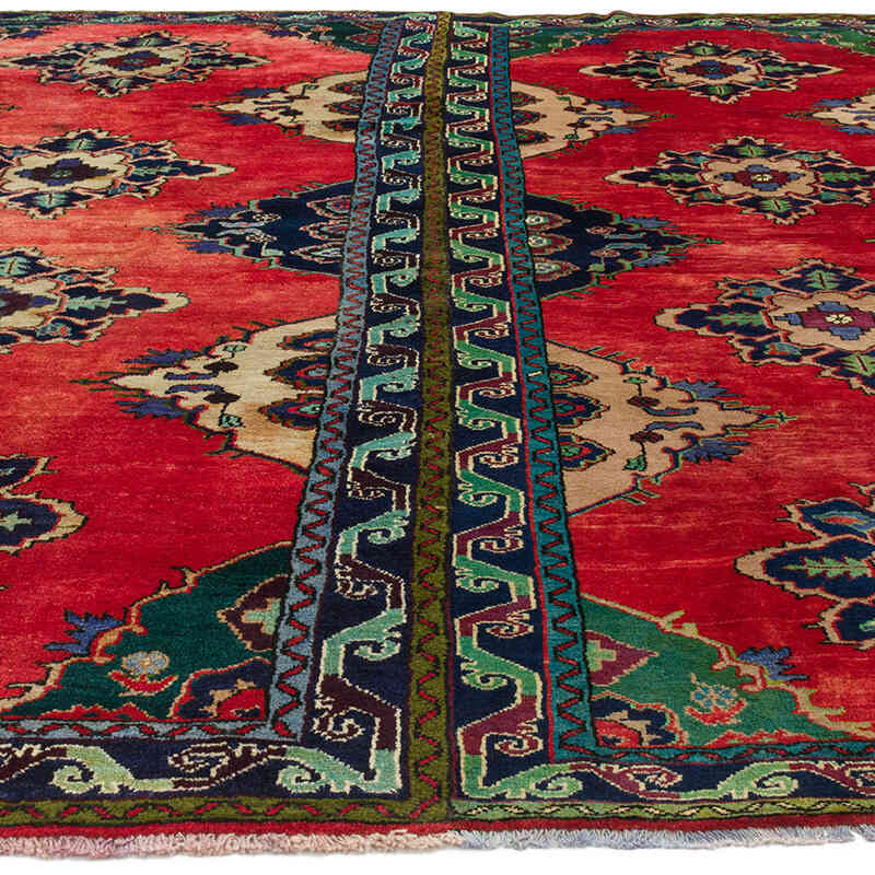 Vintage Turkish Hand-Knotted Rug - 8' 11" x 9' 8" (107" x 116") - K0072178