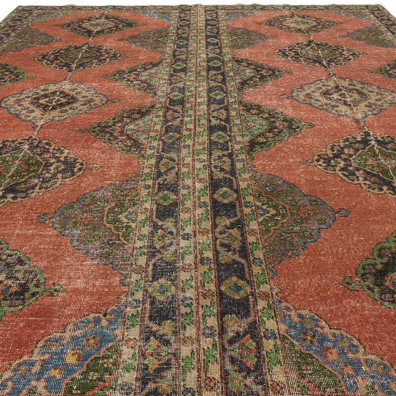 Alfombra Vintage Turca Anudada a Mano - 288 cm x 392 cm - K0072181