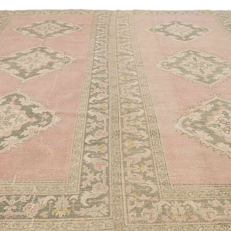 Alfombra Vintage Turca Anudada a Mano - 270 cm x 325 cm - K0072194
