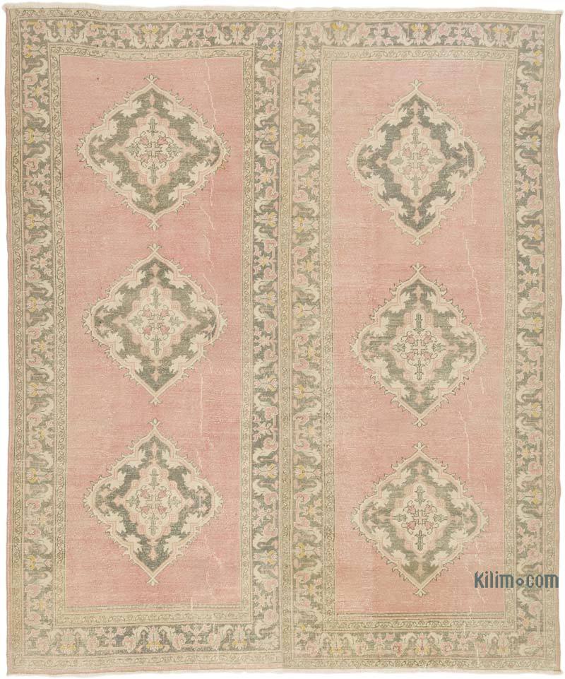 Alfombra Vintage Turca Anudada a Mano - 270 cm x 325 cm - K0072194