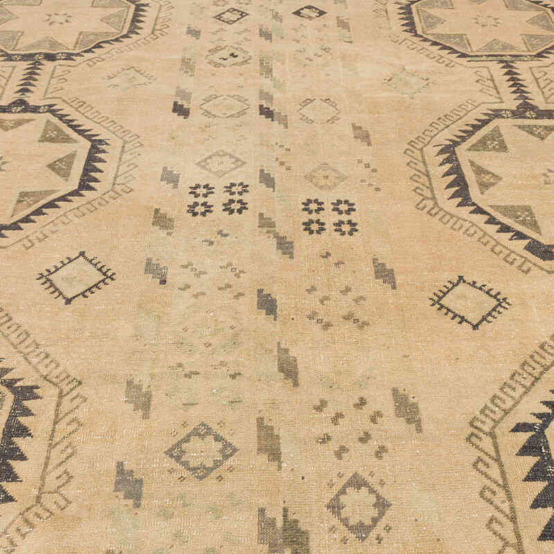 Alfombra Vintage Turca Anudada a Mano - 295 cm x 380 cm - K0072198