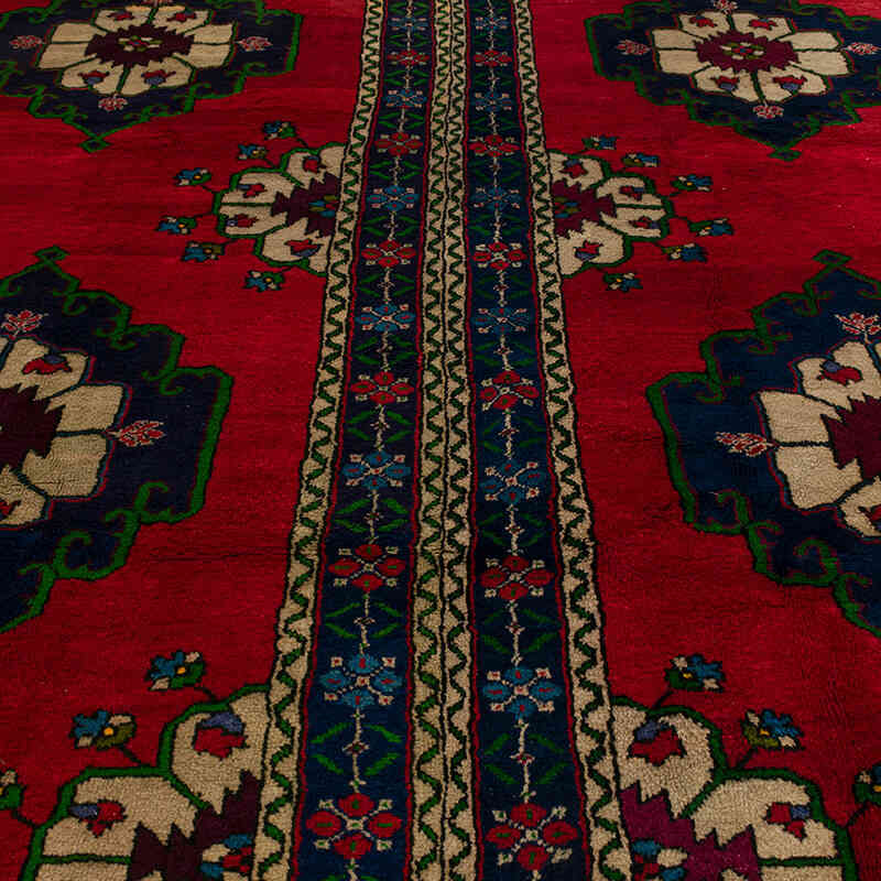 Vintage Turkish Hand-Knotted Rug - 8' 11" x 12' 8" (107" x 152") - K0072199
