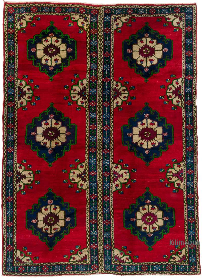 Vintage Turkish Hand-Knotted Rug - 8' 11" x 12' 8" (107" x 152") - K0072199