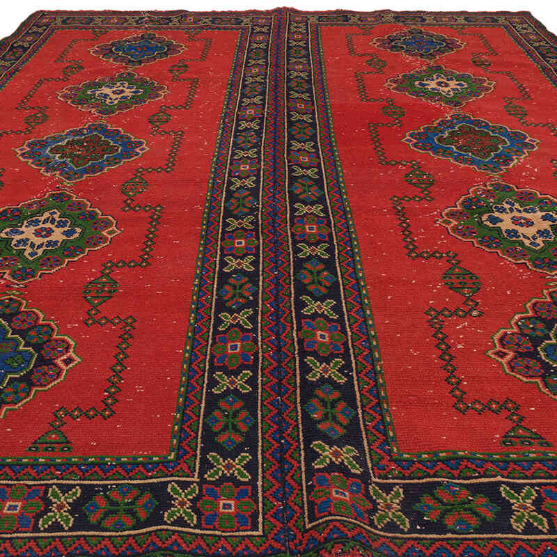 Alfombra Vintage Turca Anudada a Mano - 270 cm x 346 cm - K0072223