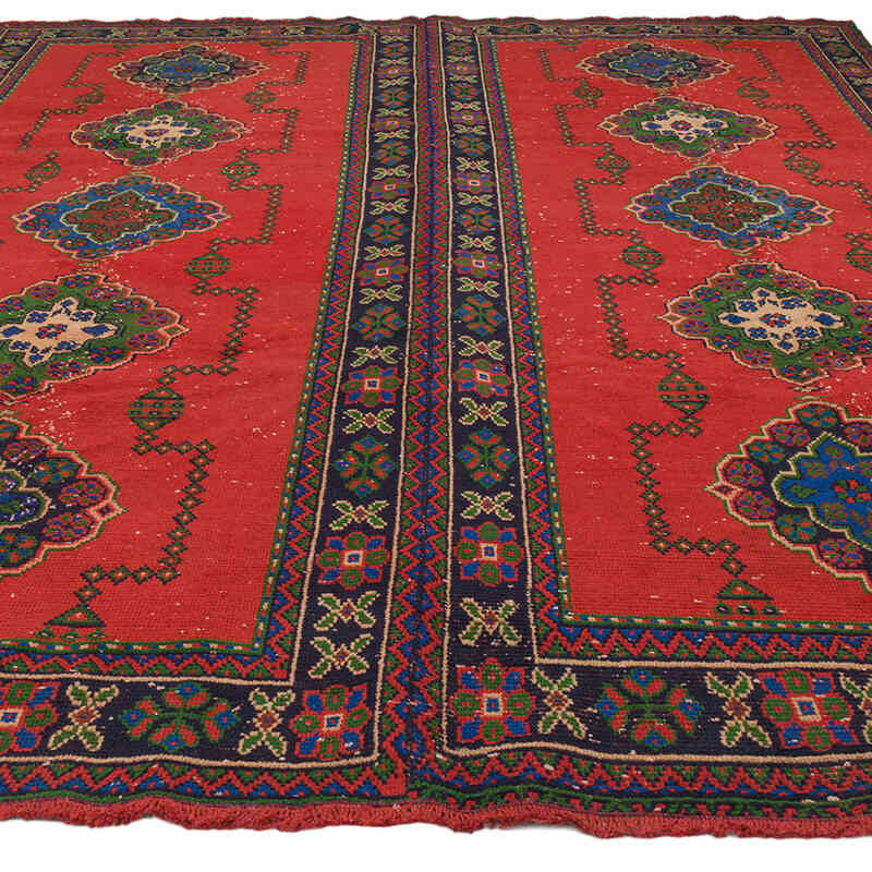 Alfombra Vintage Turca Anudada a Mano - 270 cm x 346 cm - K0072223