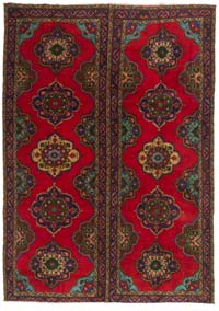 Vintage Turkish Hand-Knotted Rug - 9' 5" x 13' 2" (113" x 158")
