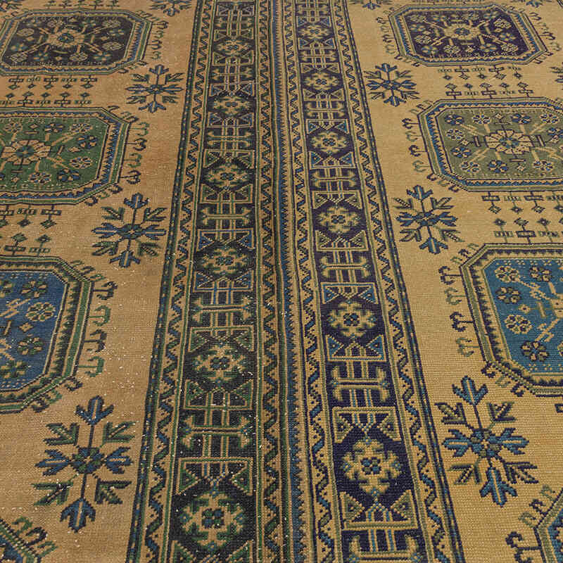 Alfombra Vintage Turca Anudada a Mano - 270 cm x 352 cm - K0072230