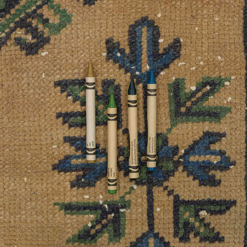 Alfombra Vintage Turca Anudada a Mano - 270 cm x 352 cm - K0072230