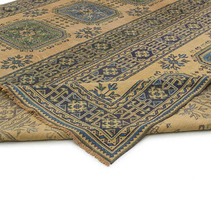 Alfombra Vintage Turca Anudada a Mano - 270 cm x 352 cm - K0072230