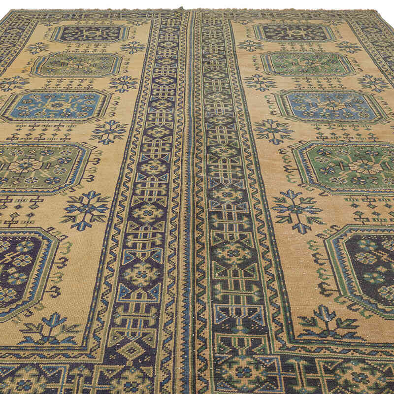 Alfombra Vintage Turca Anudada a Mano - 270 cm x 352 cm - K0072230