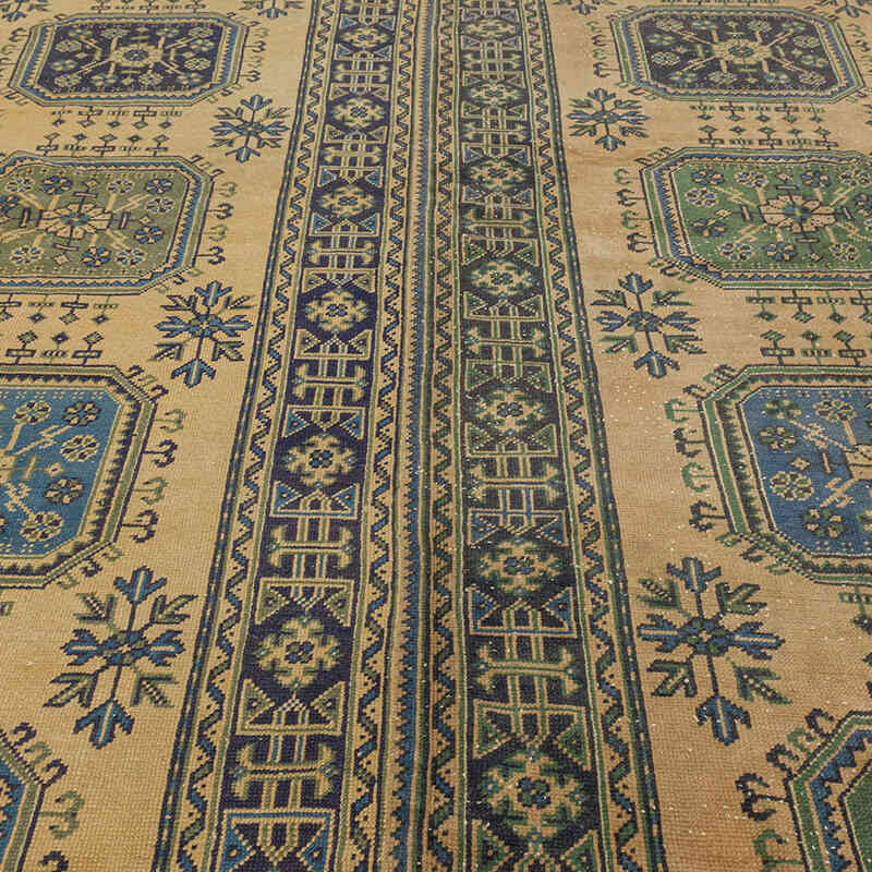 Alfombra Vintage Turca Anudada a Mano - 270 cm x 352 cm - K0072230