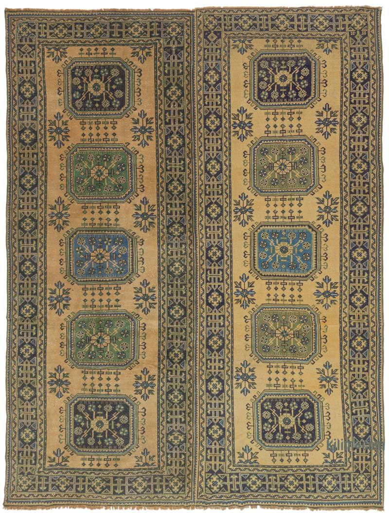 Alfombra Vintage Turca Anudada a Mano - 270 cm x 352 cm - K0072230