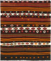 Vintage Sivas Kilim Rug - 7' 5" x 8' 8" (89" x 104")