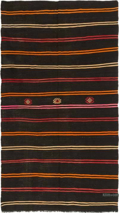 Vintage Anatolian Kilim Rug - 7' 5" x 13' 2" (89" x 158")