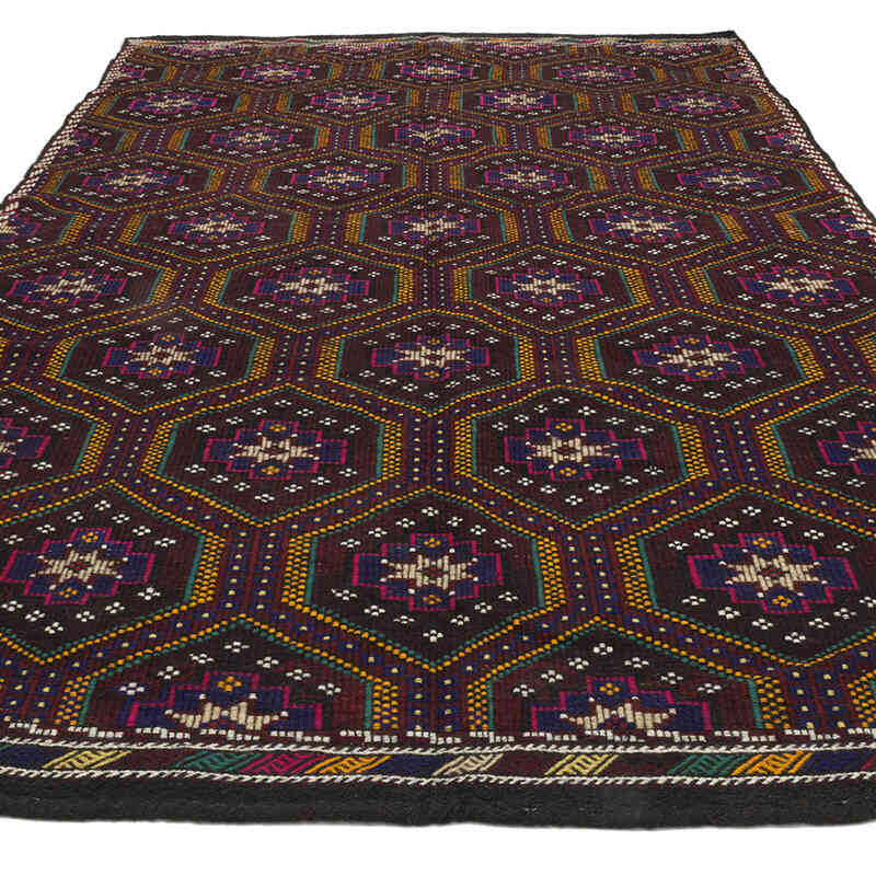 Vintage Anatolian Jijim Rug - 6' 8" x 10' 8" (80" x 128") - K0072246