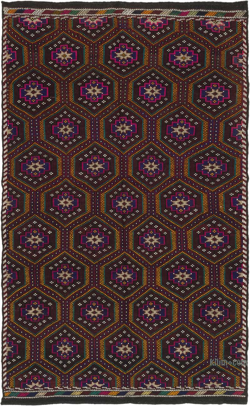 Vintage Anatolian Jijim Rug - 6' 8" x 10' 8" (80" x 128") - K0072246