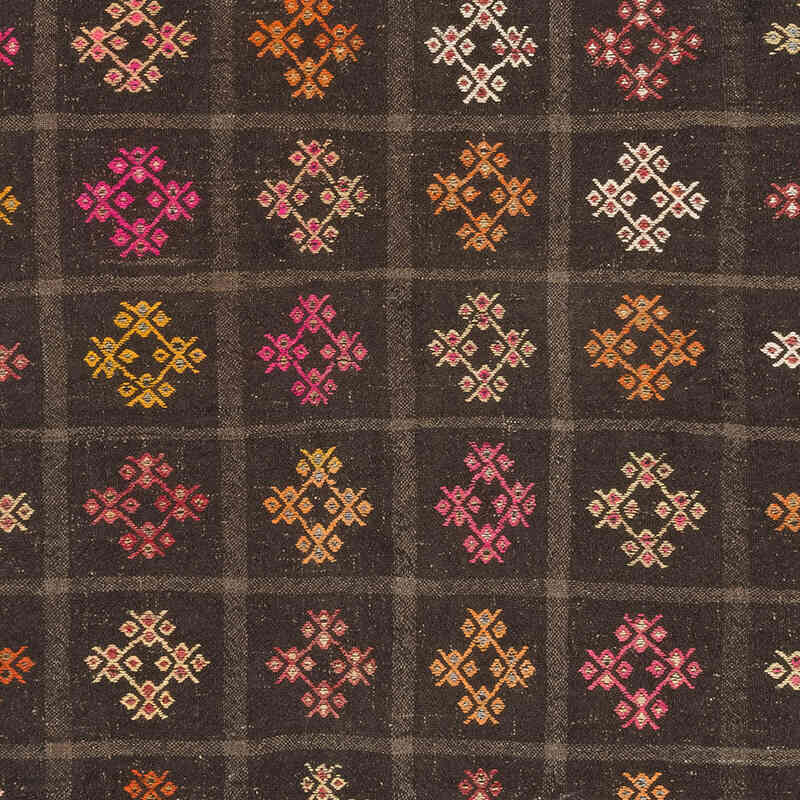 Vintage Anatolian Jijim Rug - 4' 11" x 7' 9" (59" x 93") - K0072253