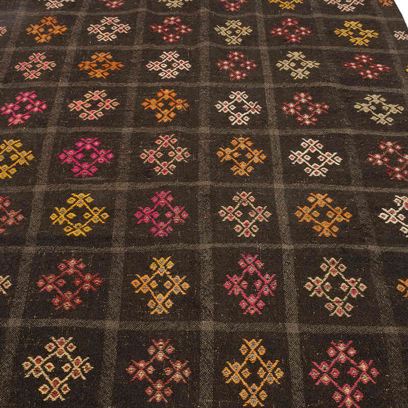 Vintage Anatolian Jijim Rug - 4' 11" x 7' 9" (59" x 93") - K0072253