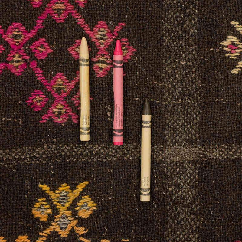 Vintage Anatolian Jijim Rug - 4' 11" x 7' 9" (59" x 93") - K0072253