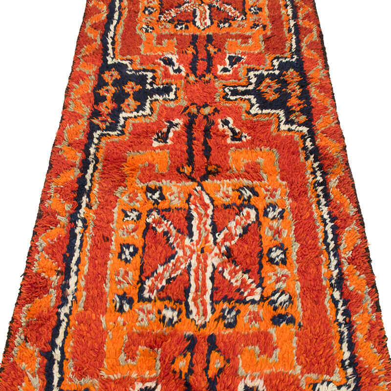 Vintage Tribal Runner Rug - 2' 9" x 11' 3" (33" x 135") - K0072269