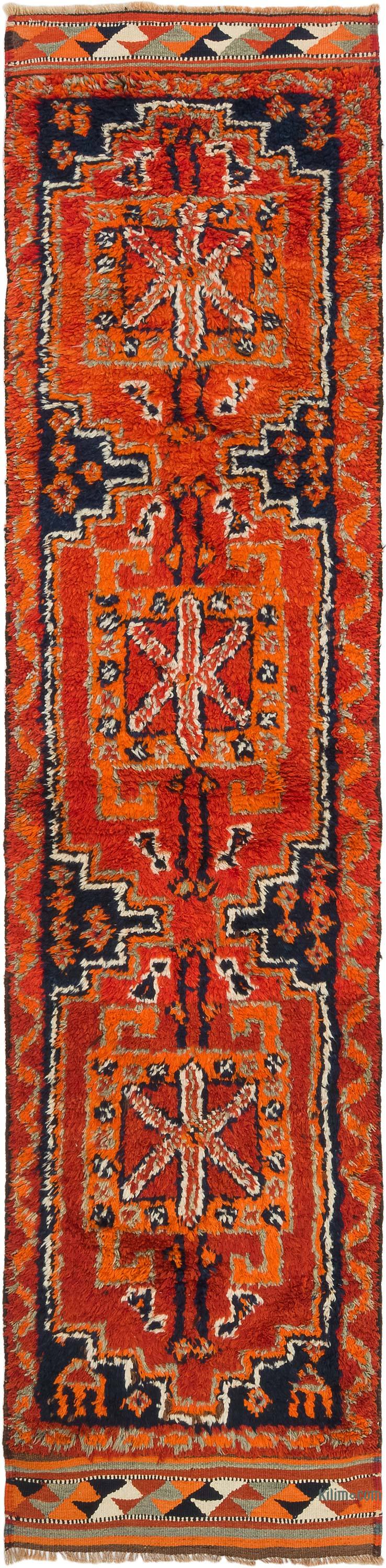 Vintage Tribal Runner Rug - 2' 9" x 11' 3" (33" x 135") - K0072269