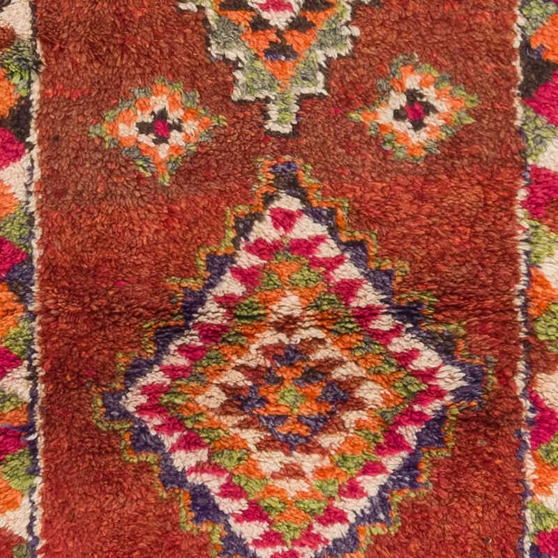 Vintage Tribal Runner Rug - 2' 11" x 12' 4" (35" x 148") - K0072271