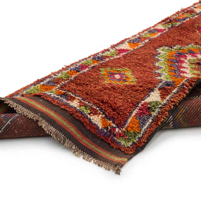 Vintage Tribal Runner Rug - 2' 11" x 12' 4" (35" x 148") - K0072271