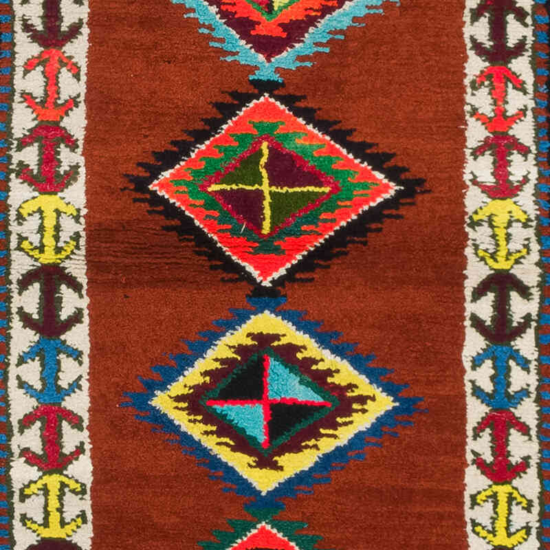 Alfombra Vintage de pasillo - 102 cm x 380 cm - K0072272