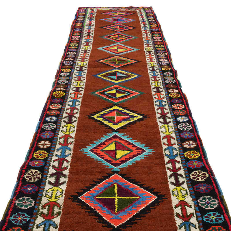 Alfombra Vintage de pasillo - 102 cm x 380 cm - K0072272