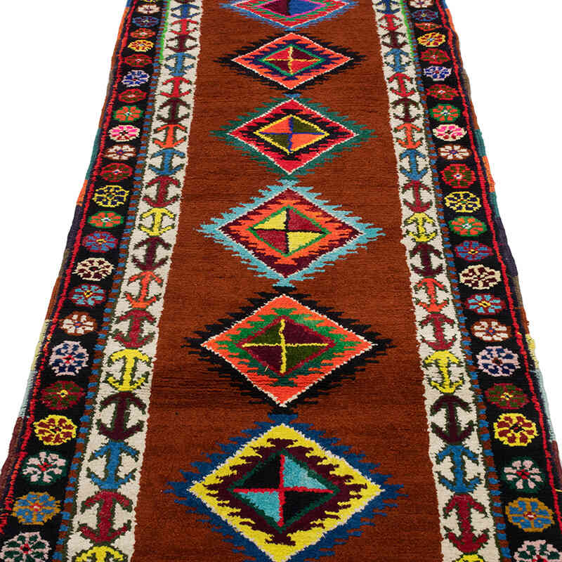 Alfombra Vintage de pasillo - 102 cm x 380 cm - K0072272