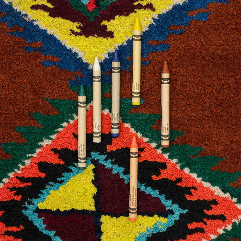 Alfombra Vintage de pasillo - 102 cm x 380 cm - K0072272