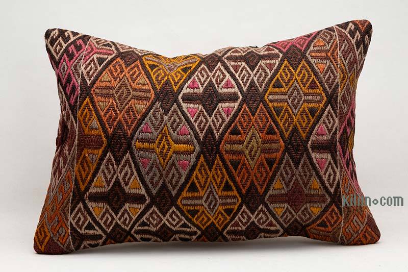 Kilim Yastık Kılıfı - 60 cm x 40 cm - K0072323