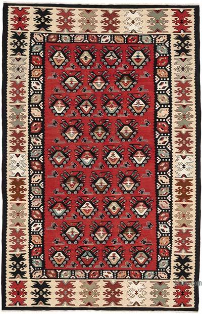 Vintage Sharkoy Kilim Rug - 4' 6" x 6' 9" (54" x 81")