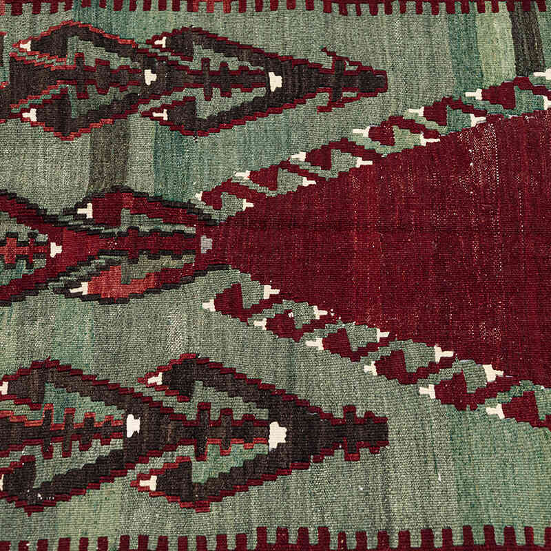 Vintage Konya Obruk Kilim Rug - 4' 1" x 6'  (49" x 72") - K0072495