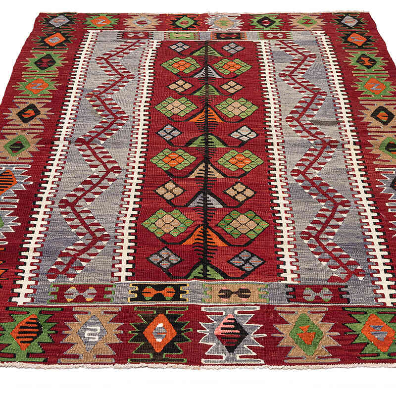 Oushak Kilim Vintage - 122 cm x 184 cm - K0072499