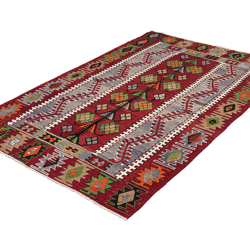 Oushak Kilim Vintage - 122 cm x 184 cm - K0072499