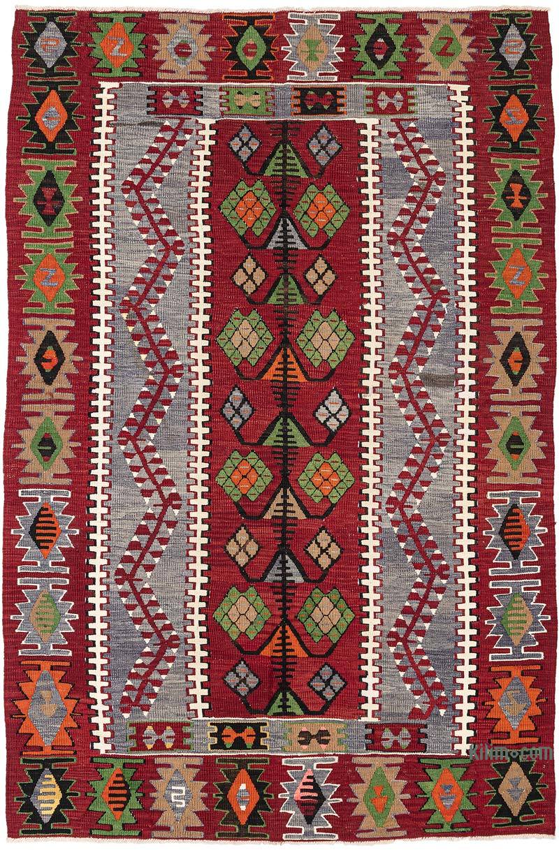 Oushak Kilim Vintage - 122 cm x 184 cm - K0072499