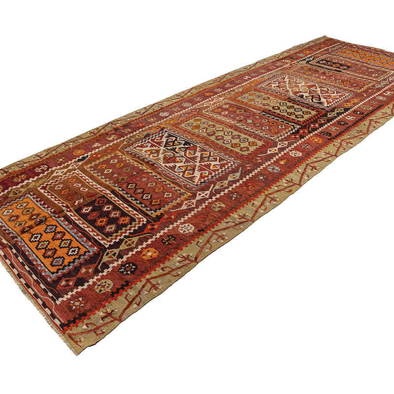 Alfombra Vintage Corum Kilim - 145 cm x 387 cm - K0072512