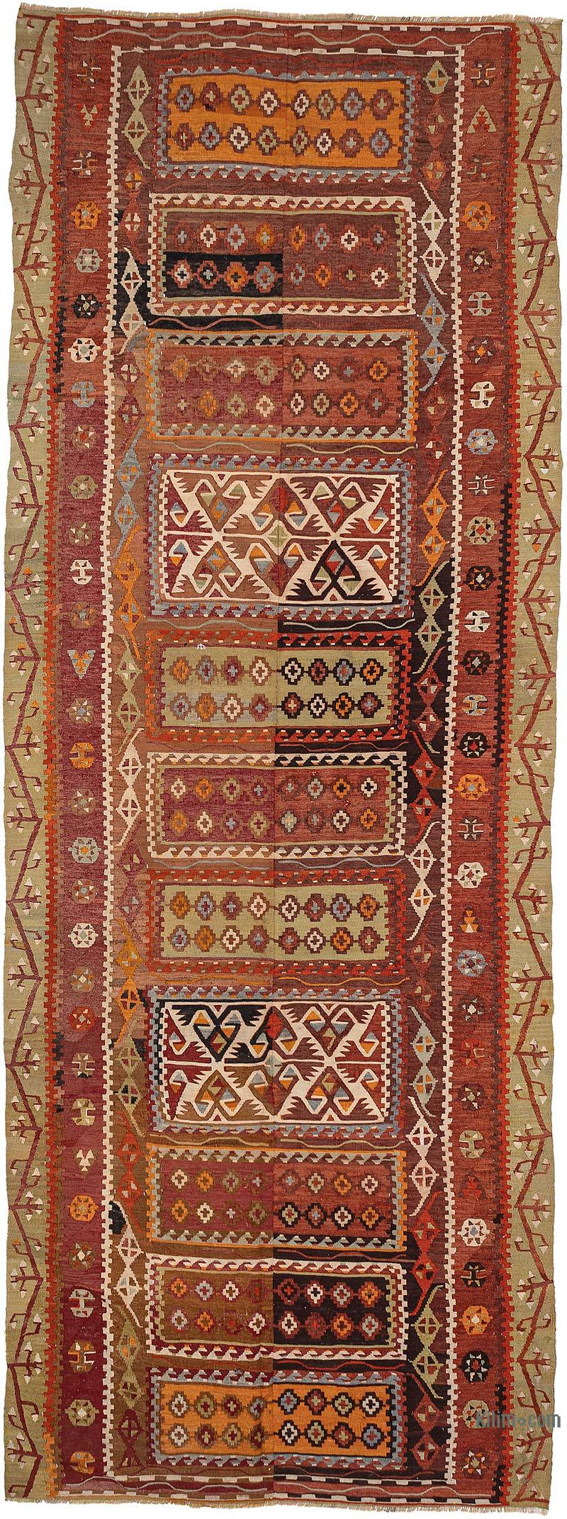 Alfombra Vintage Corum Kilim - 145 cm x 387 cm - K0072512