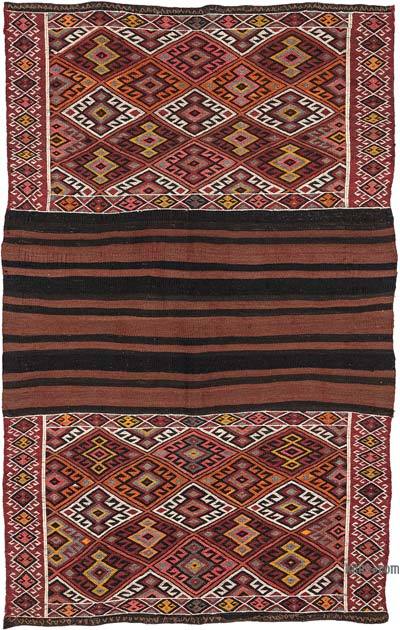 Vintage Bayburt Kilim Rug - 3' 5" x 5' 1" (41" x 61")