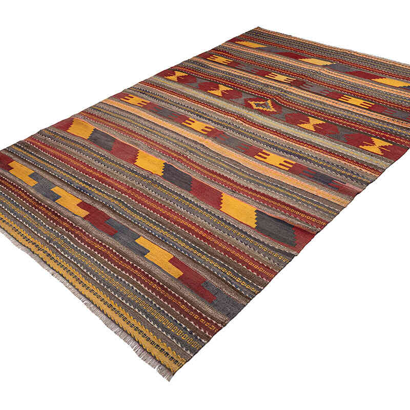 Alfombra Vintage Denizli Kilim - 185 cm x 281 cm - K0072522