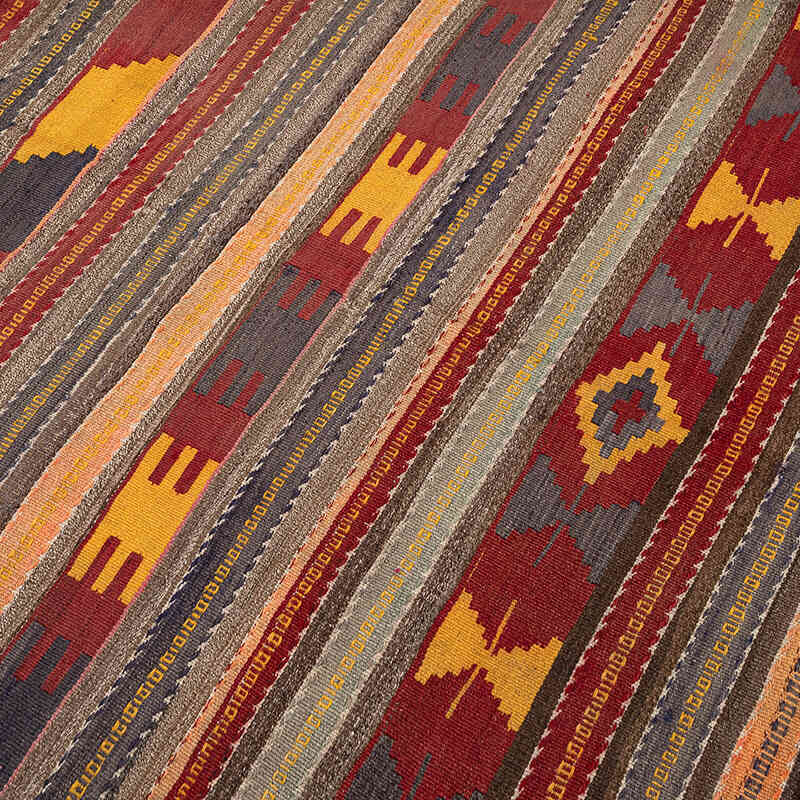 Alfombra Vintage Denizli Kilim - 185 cm x 281 cm - K0072522
