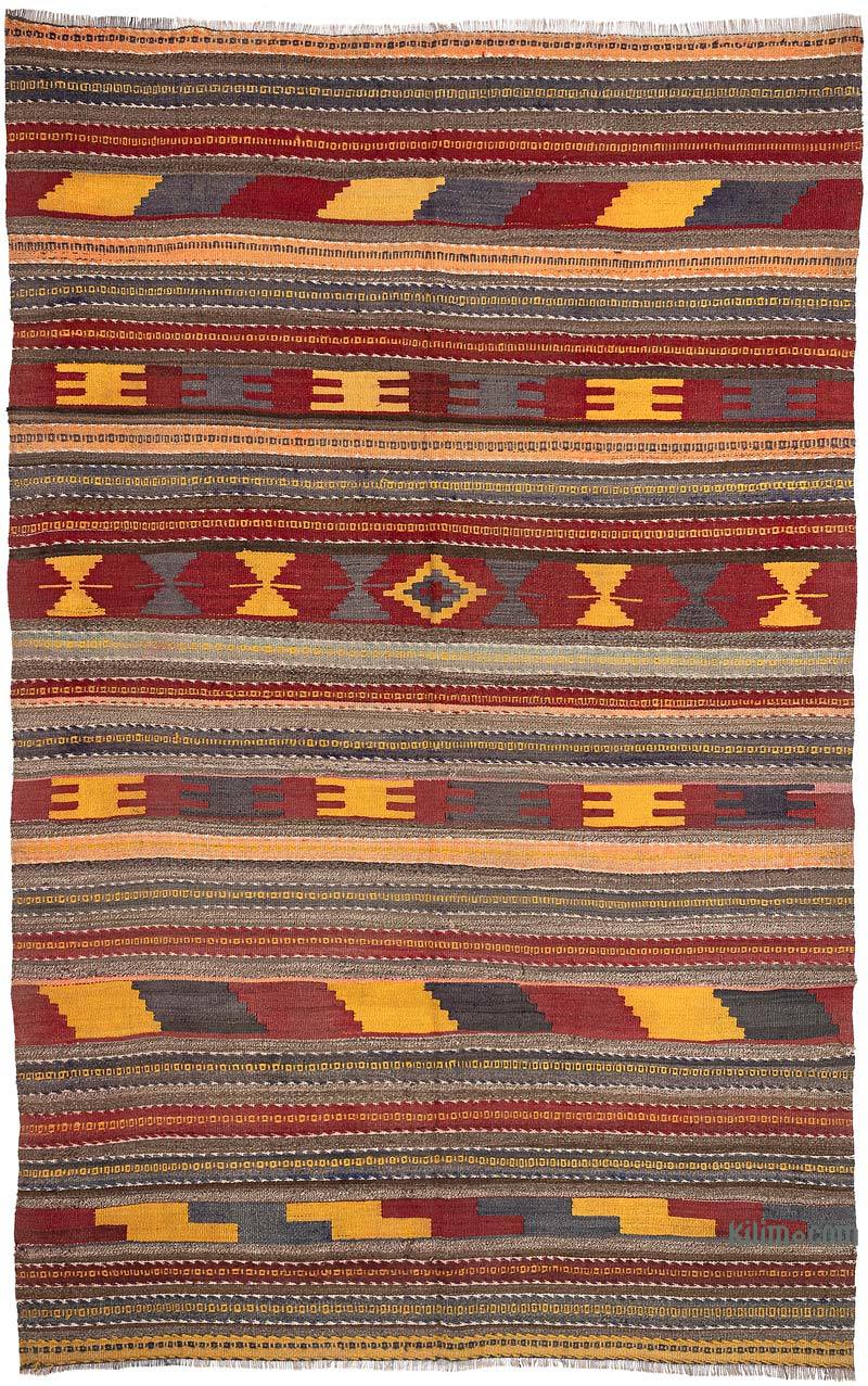 Alfombra Vintage Denizli Kilim - 185 cm x 281 cm - K0072522