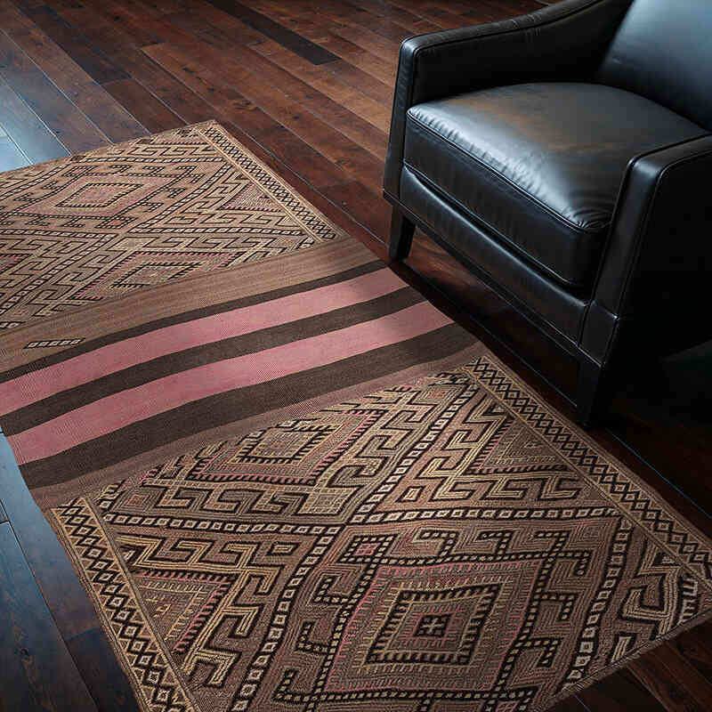 Vintage Bayburt Kilimi - 124 cm x 200 cm - K0072531