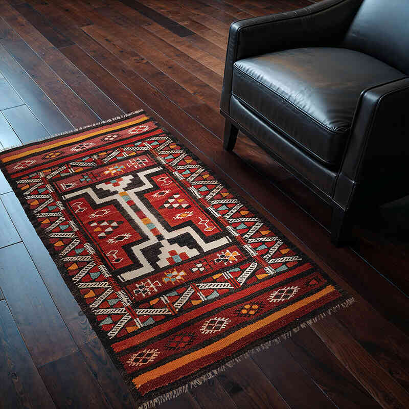Alfombra Vintage Van Kilim - 80 cm x 133 cm - K0072534