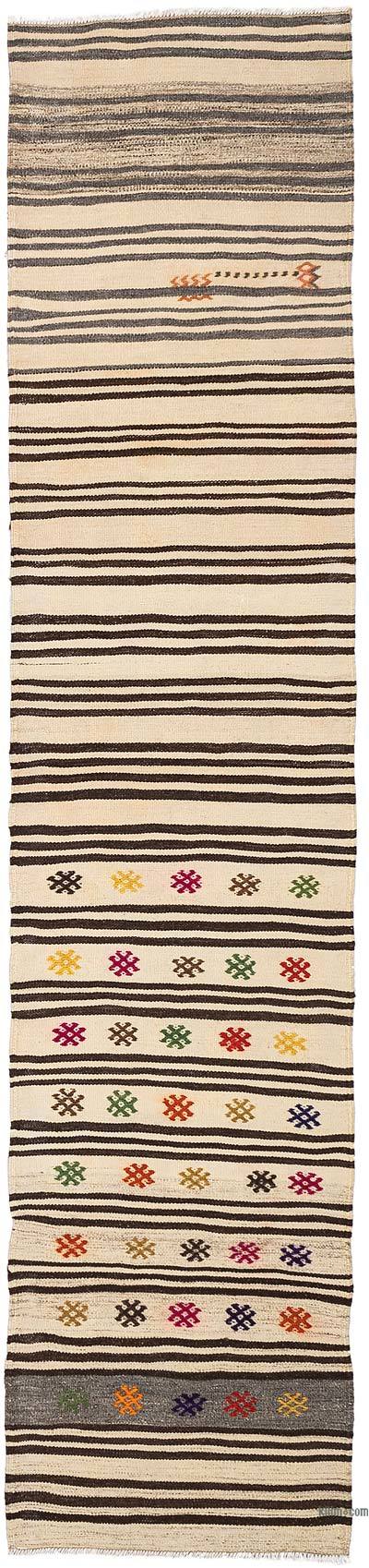 Corredor Vintage Anatolian Kilim - 62 cm x 276 cm