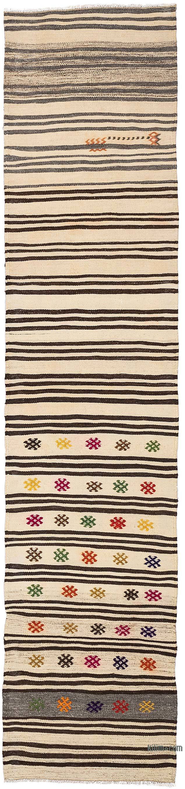 Vintage Anadolu Kilim Yolluk - 62 cm x 276 cm - K0072540